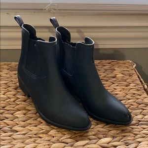 Jeffrey Campbell Stormy Matte Black Rainboot